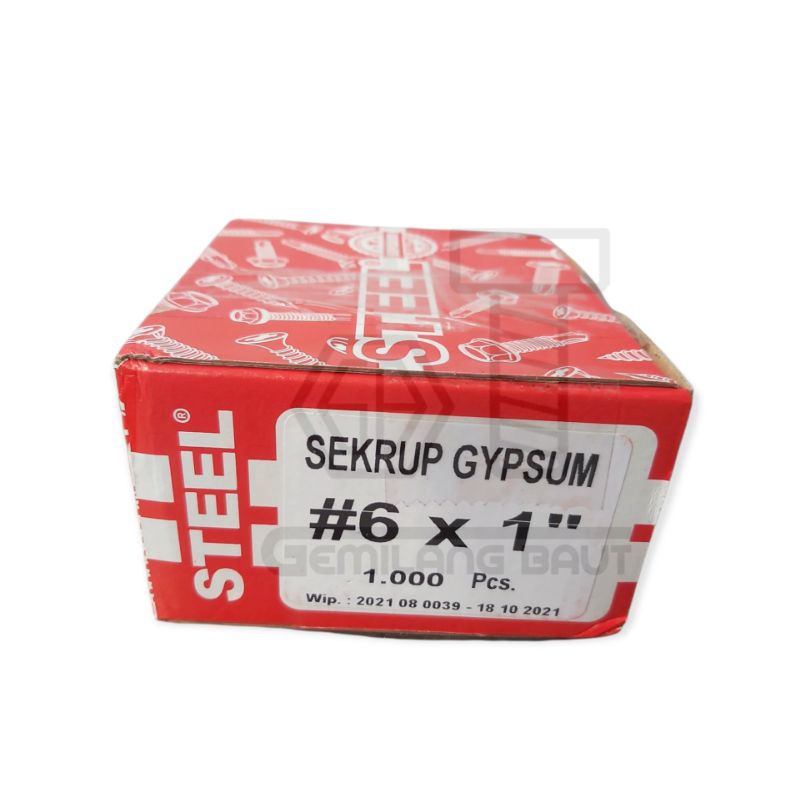 Drywall Sekrup/Sekrup gypsum/Baut gypsum 6x1" Sunray