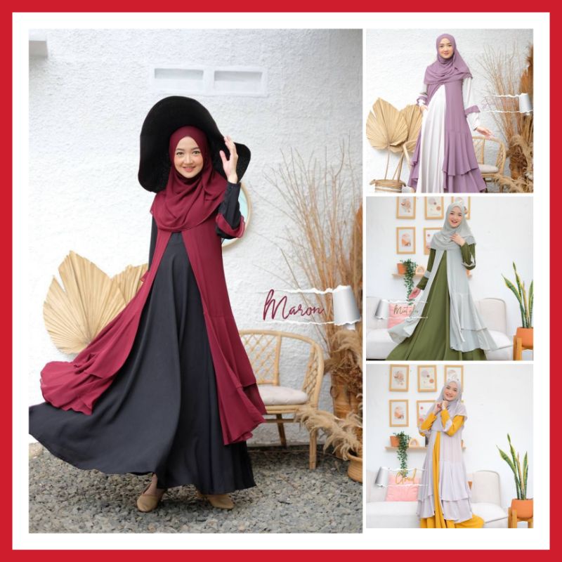 Elora Dress Set Pashmina By Alora