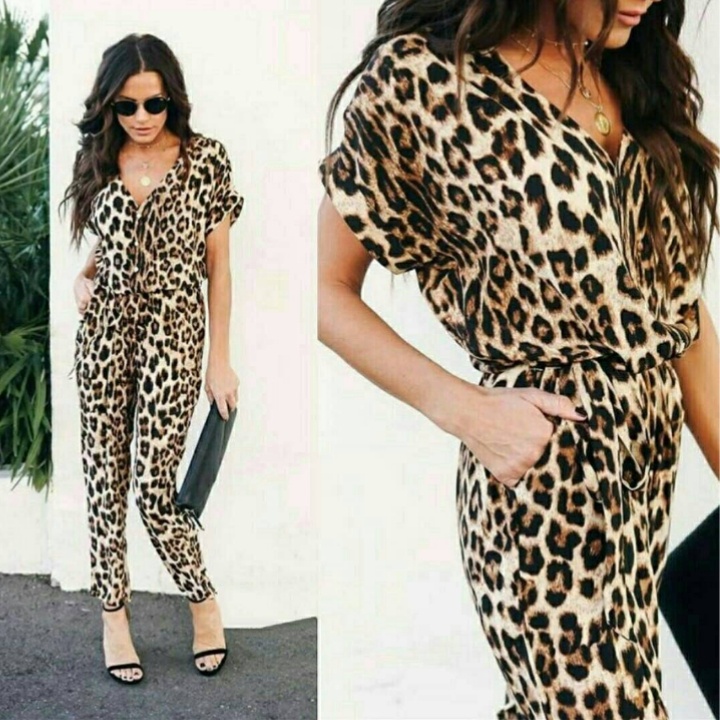 FWG - JUMPSUIT ZHARA / JUMPSUIT WANITA / JUMPSUIT LEOPARD / JUMPSUIT MURAH WANITA