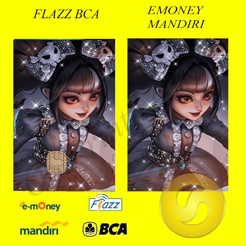 CUSTOM KARTU FLAZZ BCA GENERASI 2 ATAU EMONEY/SALDO 0 -LYLIA EDITION