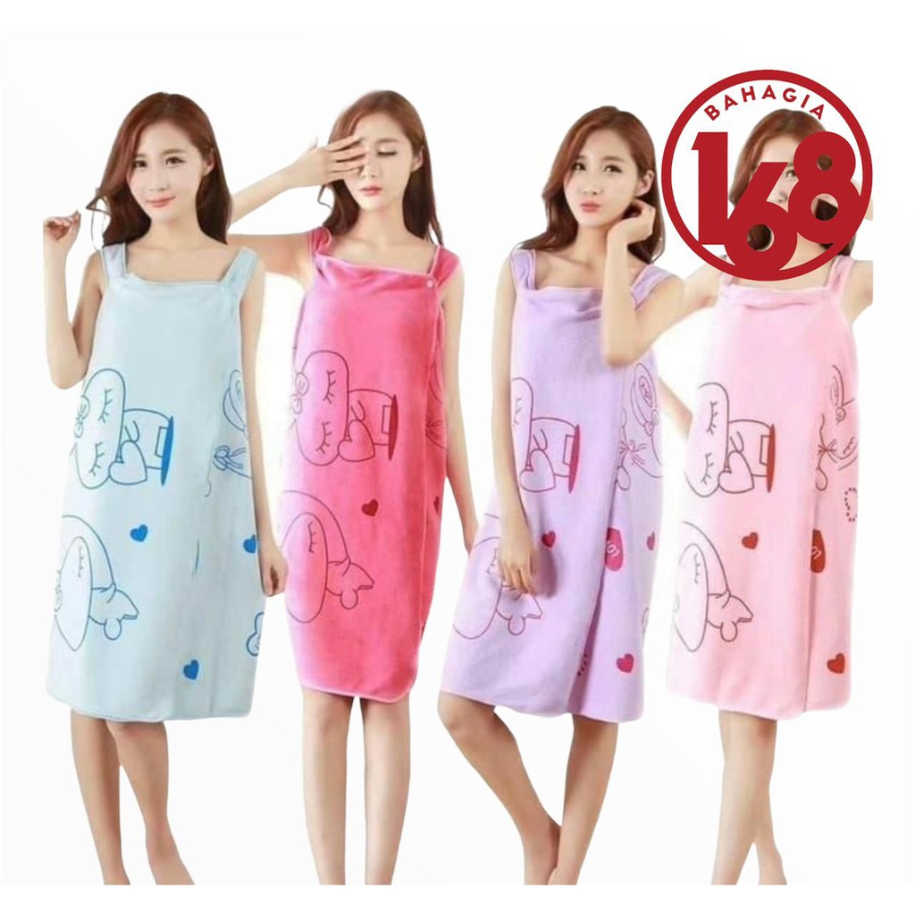 Baju Handuk Multifungsi Wearable Towel