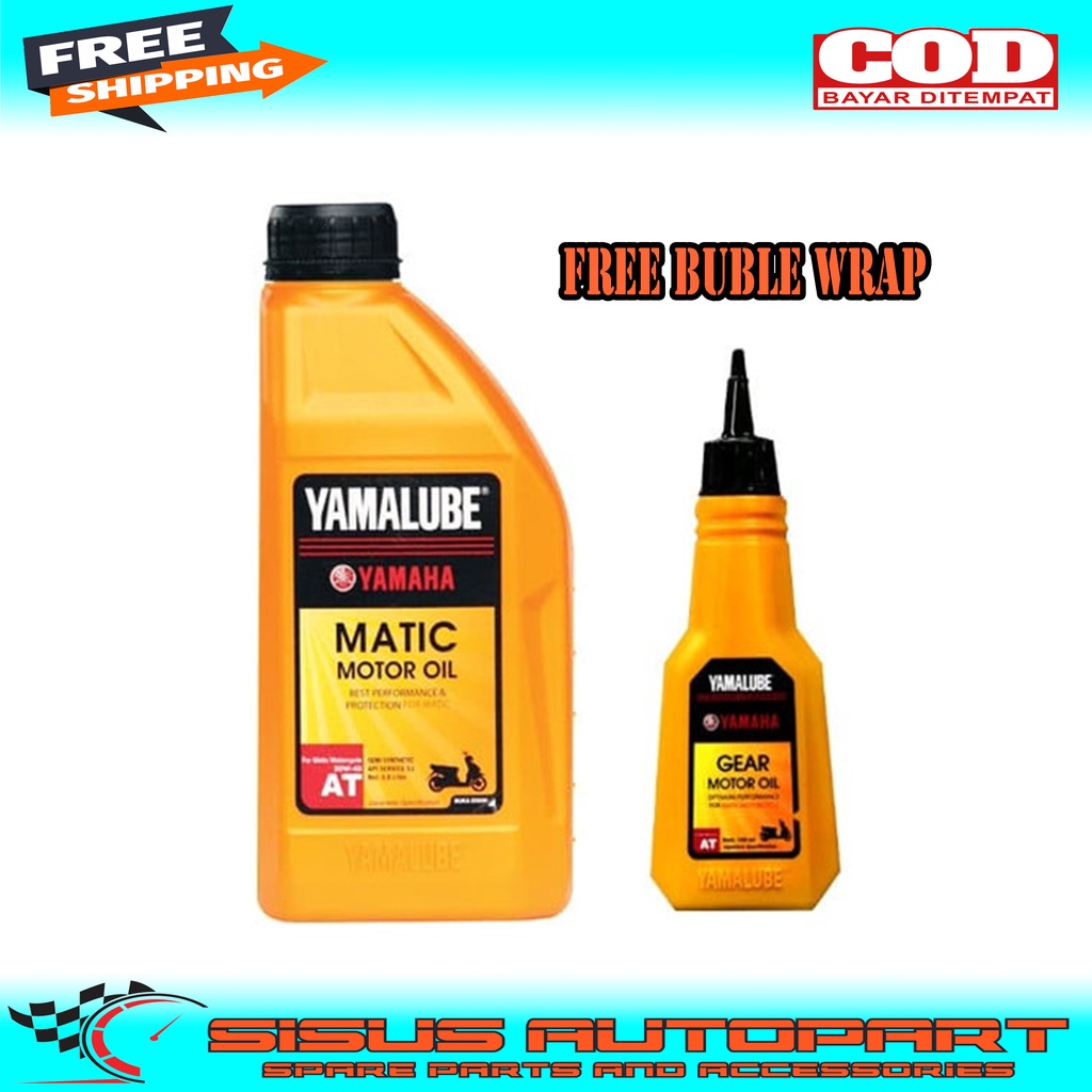 PAKET YAMALUBE MATIC DAN OLI GARDAN YAMALUBE / OLI YAMALUBE MATIC 800ML PLUS OLI GARDAN YAMALUBE 100ML