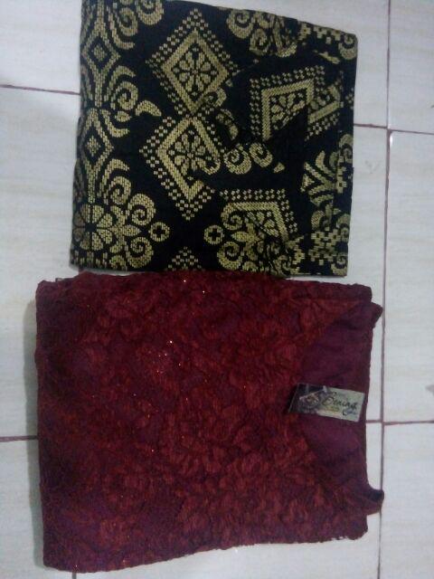 Couple Rnb Broklat Misbi Couple Batik Tunik Brukat Soegiharto