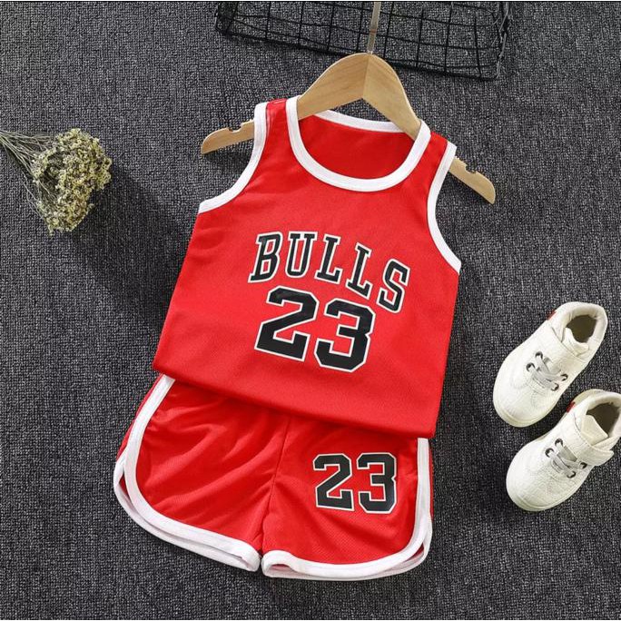 SETELAN ANAK BAJU ANAK LEKBONG  SETELAN ANAK BASKET KIDS UMUR 1-5 TAHUN SETELAN BASKET BULL BAJU ANAK LAKI LAI BAJU ANAK PEREMPUAN SETE;LAN ANAK COSTUM OLAHRAGA ANAK BAJU ANAK MASA KINI BAJU ANAK TERBARU 2021