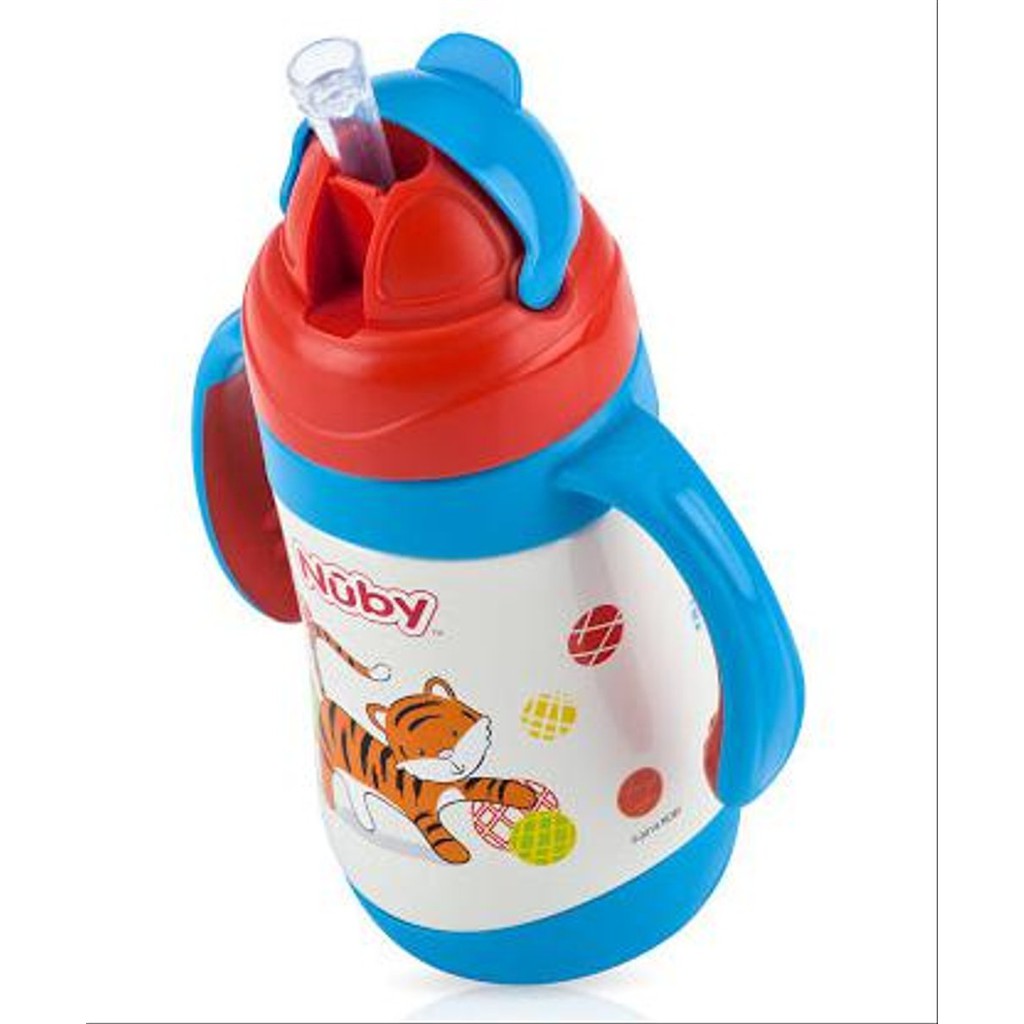 Nuby Insulated Stainless Steel Clik-it 12m+ (Tersedia varian karakter)