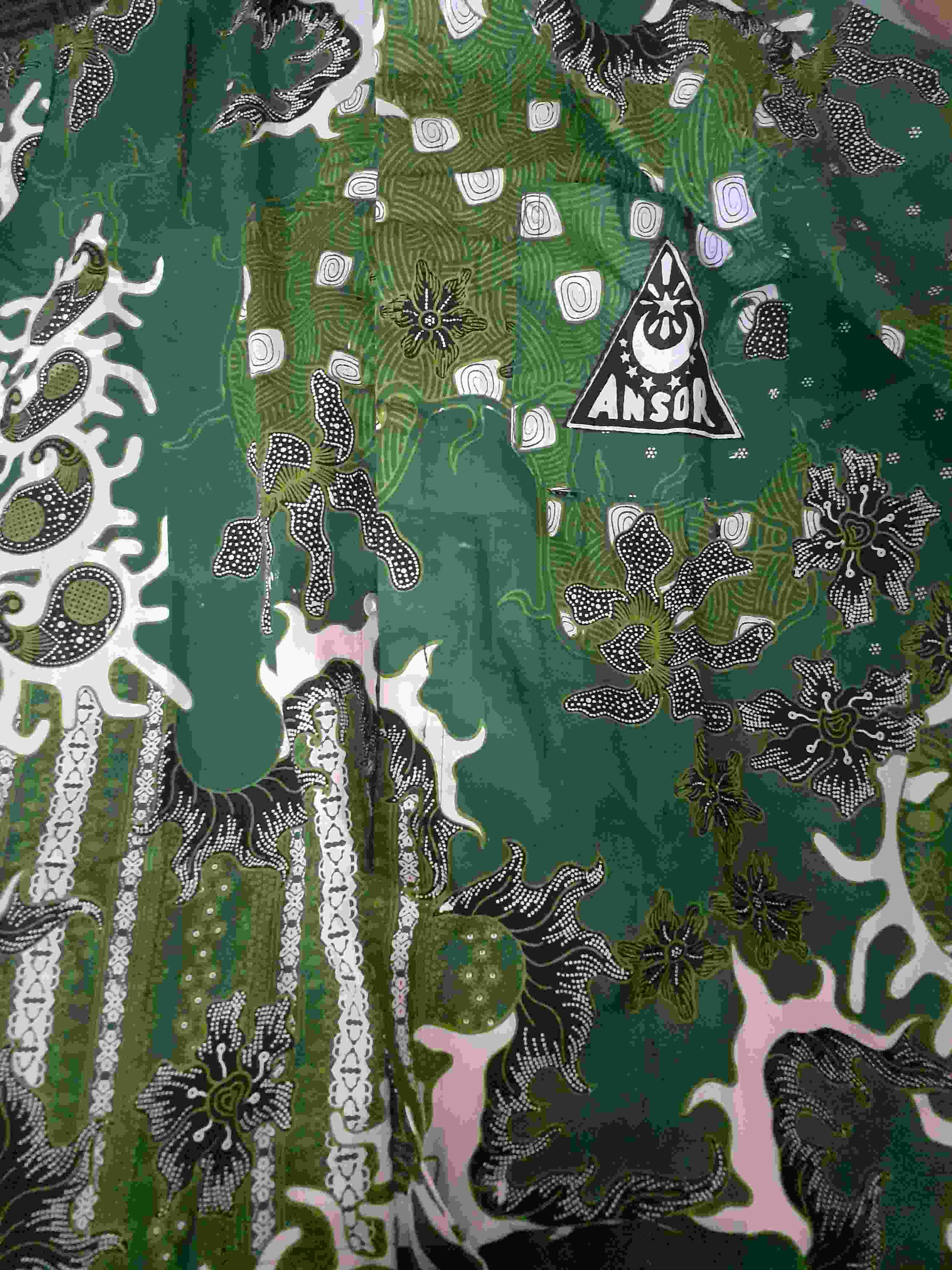 Kemeja Batik Ansor/seragam Ansor Pusat /seragam Batik Ansor