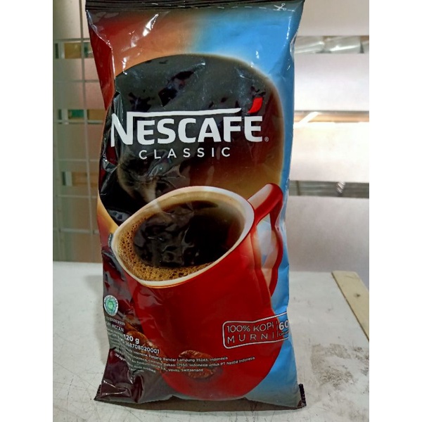 

NESCAFE CLASSIC 120GR KOPI INSTAN 100% KOPI MURNI | 60 CANGKIR