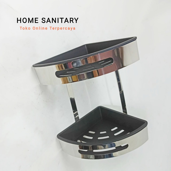 Rak Sabun Stainless Kamar Mandi/Rak Sabun Sudut Kamar Mandi