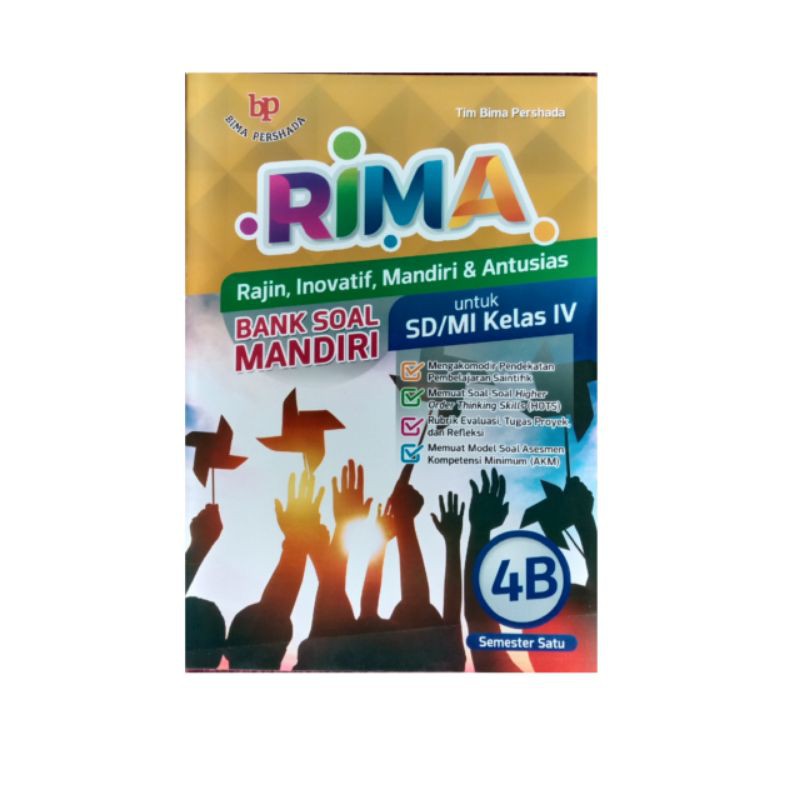 Jual Buku Sd Mi Rima Bank Soal Mandiri 4b Kelas 4 Indonesiashopee Indonesia