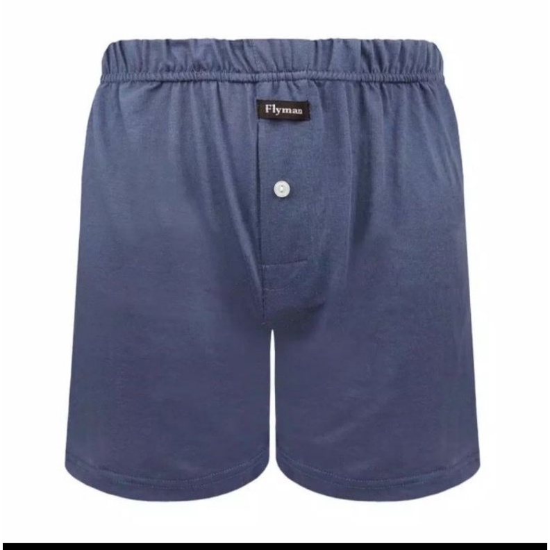 FLYMAN FM 3330 celana dalam Boxer Santai Cotton Basic (3 pcs)