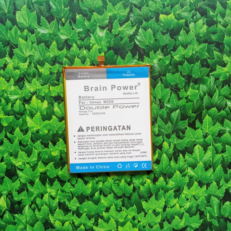 BATRE BRAIN POWER HIMAX M25S BATRE HP HIMAX  KING K1 BATRE DOUBEL POWER DOUBEL 2IC PROTECTOR