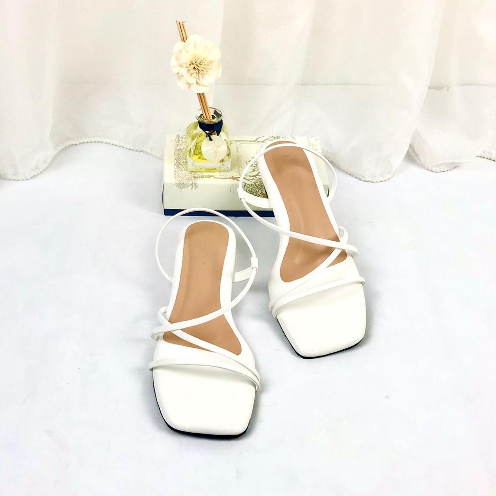 AURELL - Moana Heels Wanita Hak 3cm Bigsize 41-48 Garansi 60 Hari