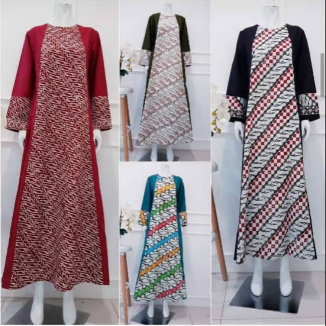 Gamis batik by edness kayla