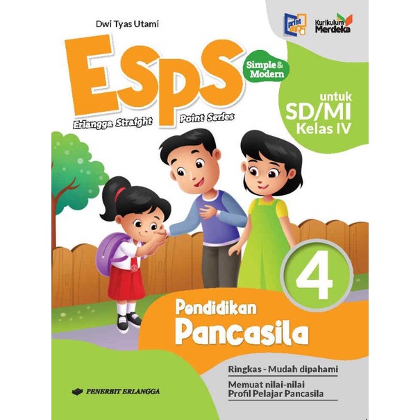 Jual OBRAL Buku SD ESPS Pendidikan Pancasila Kelas 4 SD MI Kurikulum