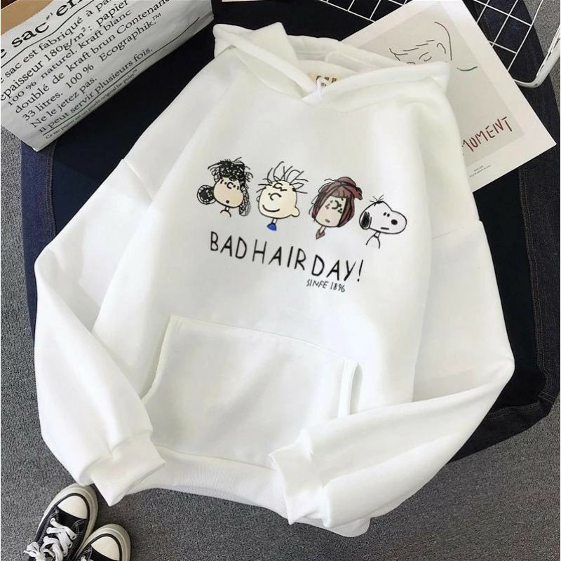 BAD HAIR DAY SWEATER HOODIE WANITA PRIA TERMURAH TERLARIS'