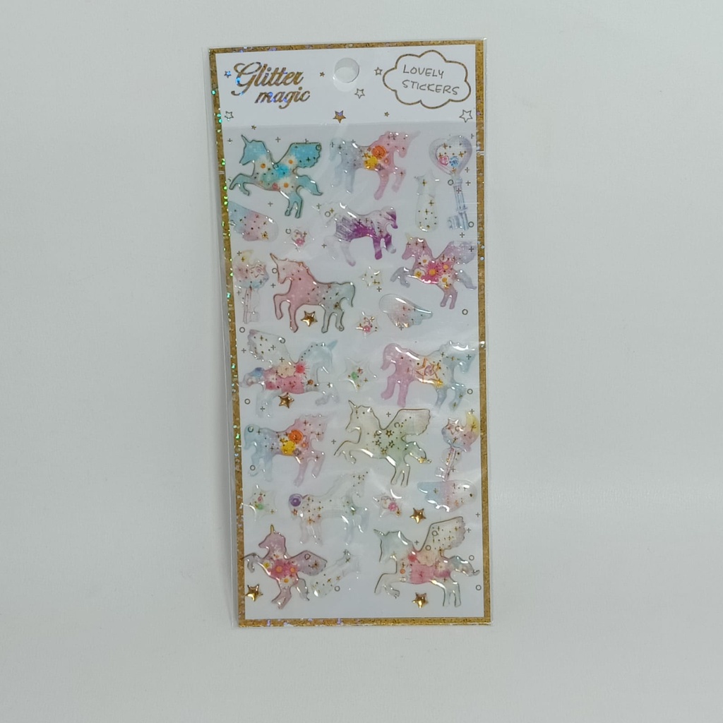 

Stiker Kristal Fantasy - Sticker Timbul Lucu