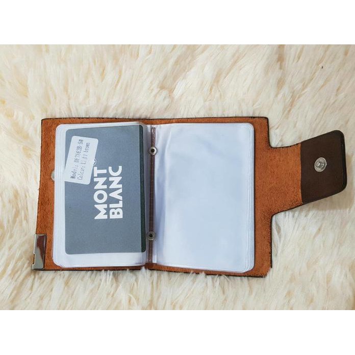 Dompet Kartu Kredit/Nama/Atm Kulit Mont Blanc