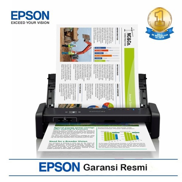 SCANNER EPSON DS 360 W / EPSON SCANNER PORTABLE DS360W DS 360W GARANSI RESMI