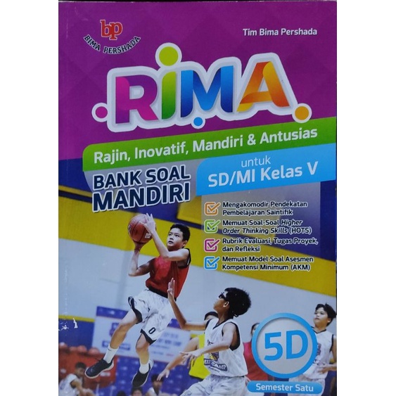 

buku SD / MI Rima Kelas 5 D Bima Persada
