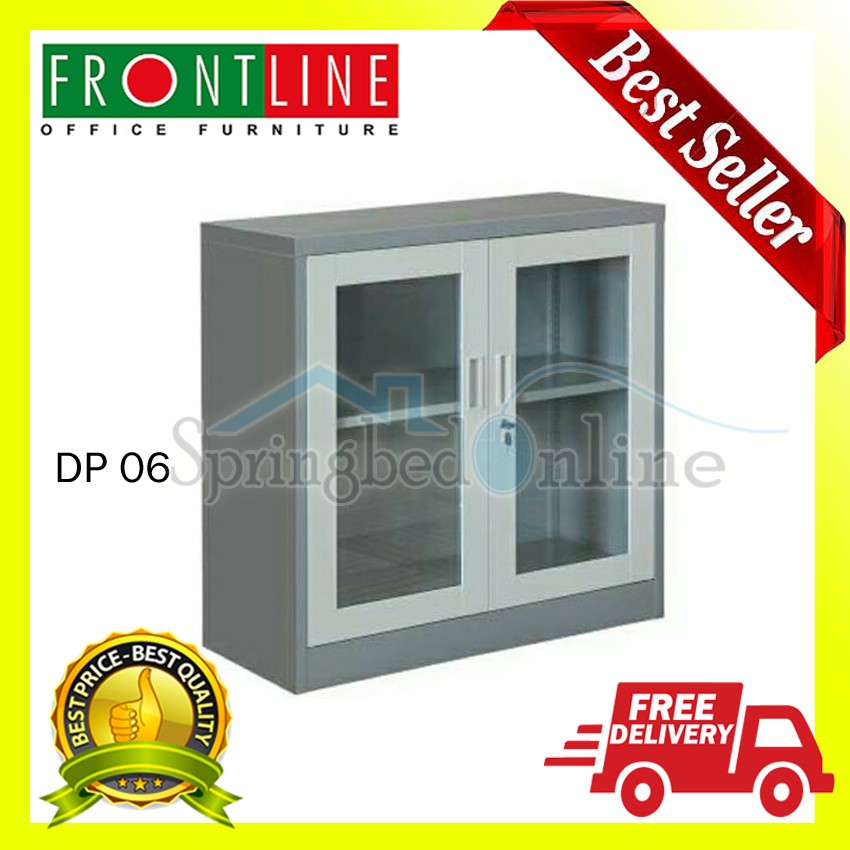 FRONTLINE Laci Arsip Besi Kaca - DP 06