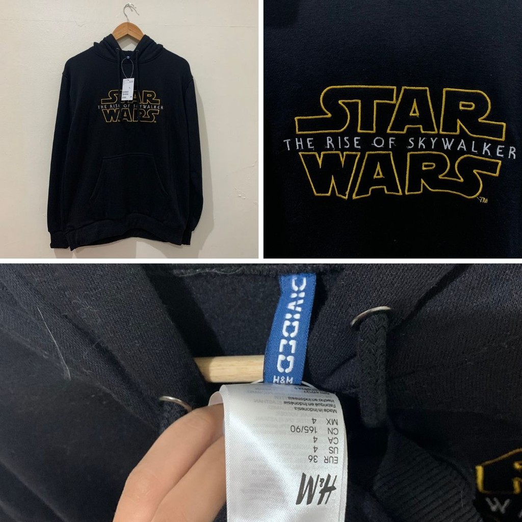 H&amp;M Hoodie Star Wars / Hoodie Hnm Original Jaket Sweatshirt Pria Wanita