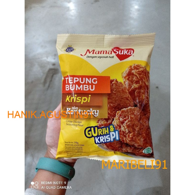 

Tepung Bumbu Ala Kentucky 210gr Mamasuka / Tepung Bumbu Serbaguna Maribeli91