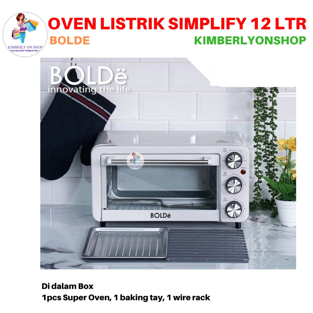 Oven Listrik Super Oven Simplify 12 Liter BOLDe