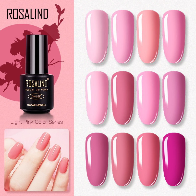 Nude &amp; Pink Series ROSALIND GEL NAIL POLISH UV LED / Kutek / Cat Kuku / UV Gel Polish ROSALIND