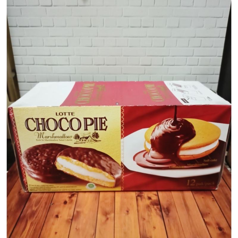 

Lotte Marshmallow Chocopie 1box 12pcs Pasar segar depok