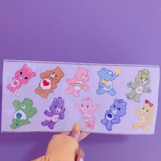 Set Stiker  Desain Kartun Love  Bear Lucu  Untuk Dekorasi 