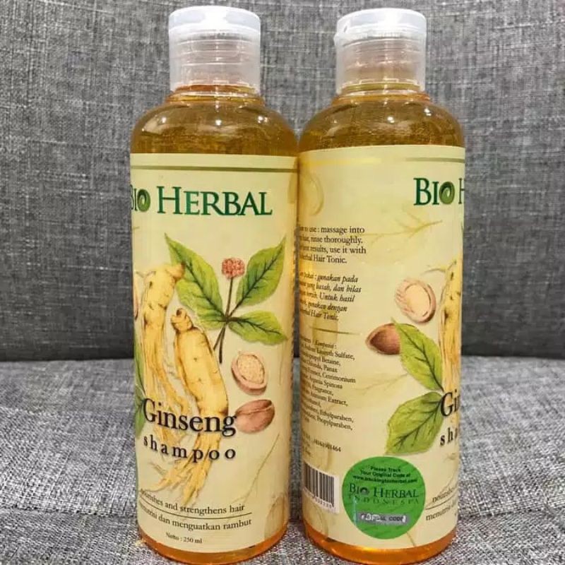 BIO HERBAL GINSENG SHAMPOO ORGINAL BPOM - SHAMPOO GINGSENG BIO HERBAL