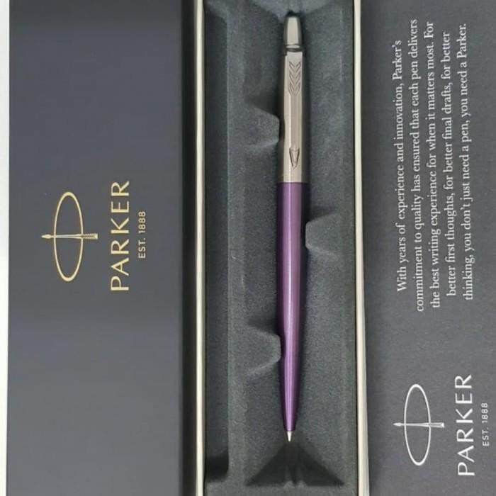 

Pena | Parker New Jotter Victoria Violet Ct Ballpoint Pen Kualitas Terbaik
