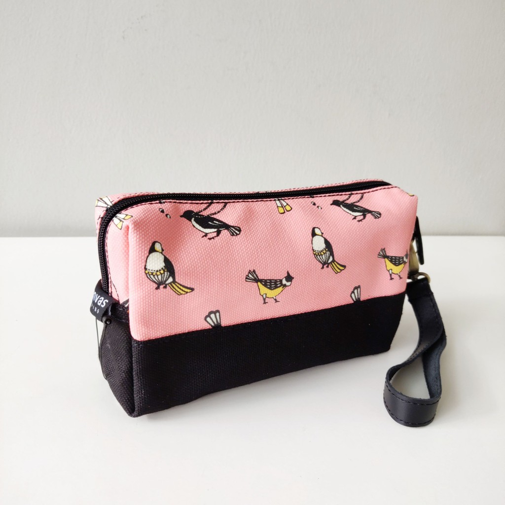 

Canvas Living All Purpose Pouch Birds Pink
