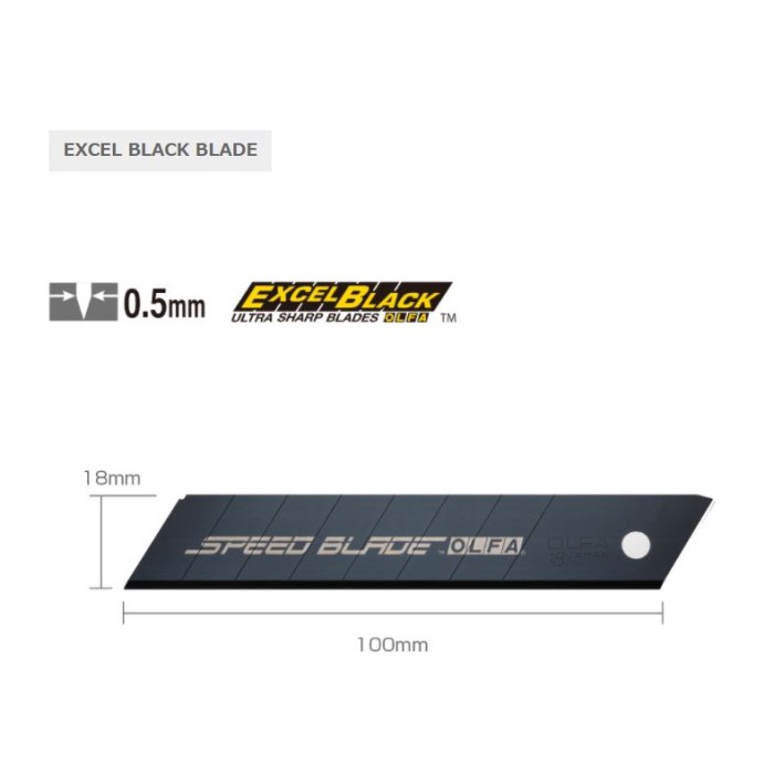 

Dijual Olfa Lbsp5K Cutter Blade Speed Blade 18Mm Isi 5 Hitam 18 Mm Karton Hot Sale