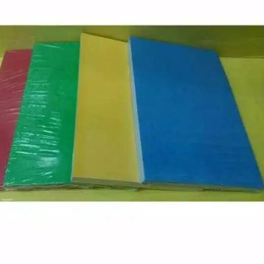 

➸ Kertas Warna Untuk Cover Jilid/Kertas Bufallo Folio (1pak) ♧
