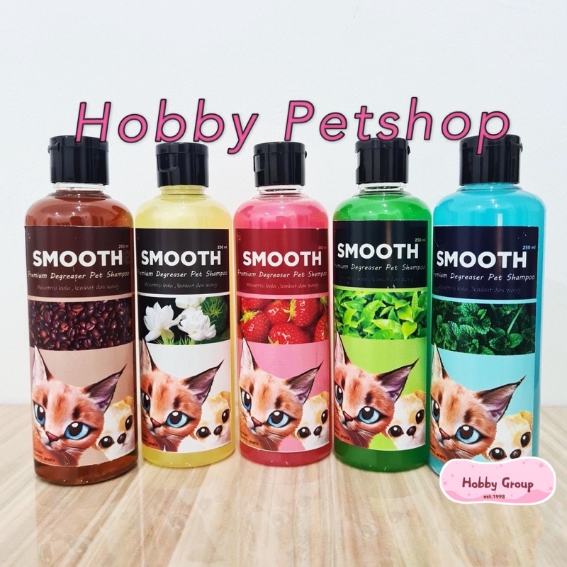 Smooth pet shampo 250ml - Shampoo kucing anjing hewan jamur kutu sakit kulit gatal gatalan sampo