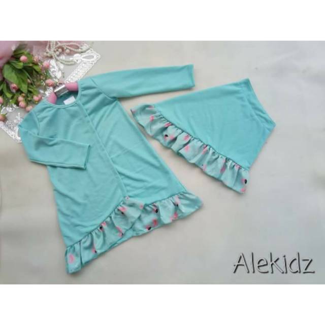 Gamis renda anak