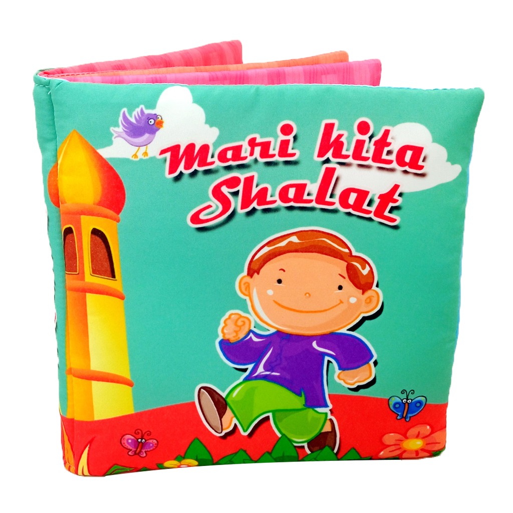 Buku Bantal Mari Kita Shalat Softbook Kain Mainan Edukasi Bayi