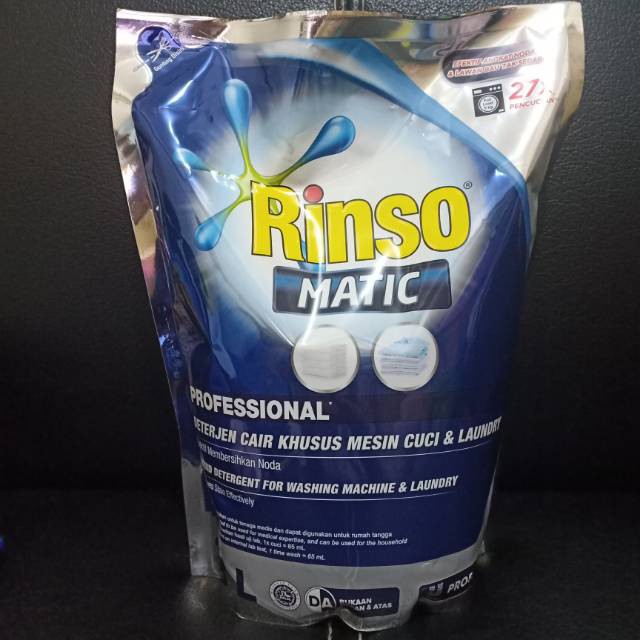 Rinso Matic Professional Detergent Cair 1,65 L