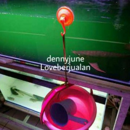 (2 PCS) sepasang HOOK hisap DOP lampu Tanning Arwana super kuat gantungan aquarium