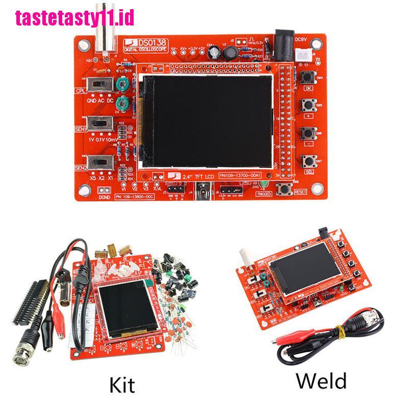 Kit Osiloskop digital dso138 tft 2.4 Inch case Akrilik smd