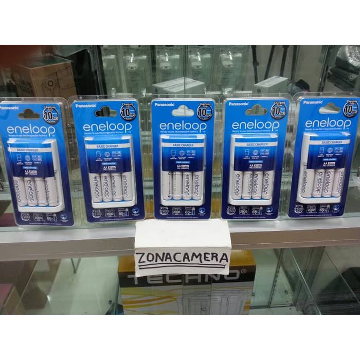 panasonic enelooop charger+baterai AA 4pcs