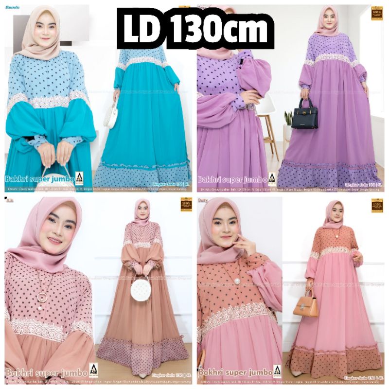 Gamis murni Original jumbo xxxl LD130