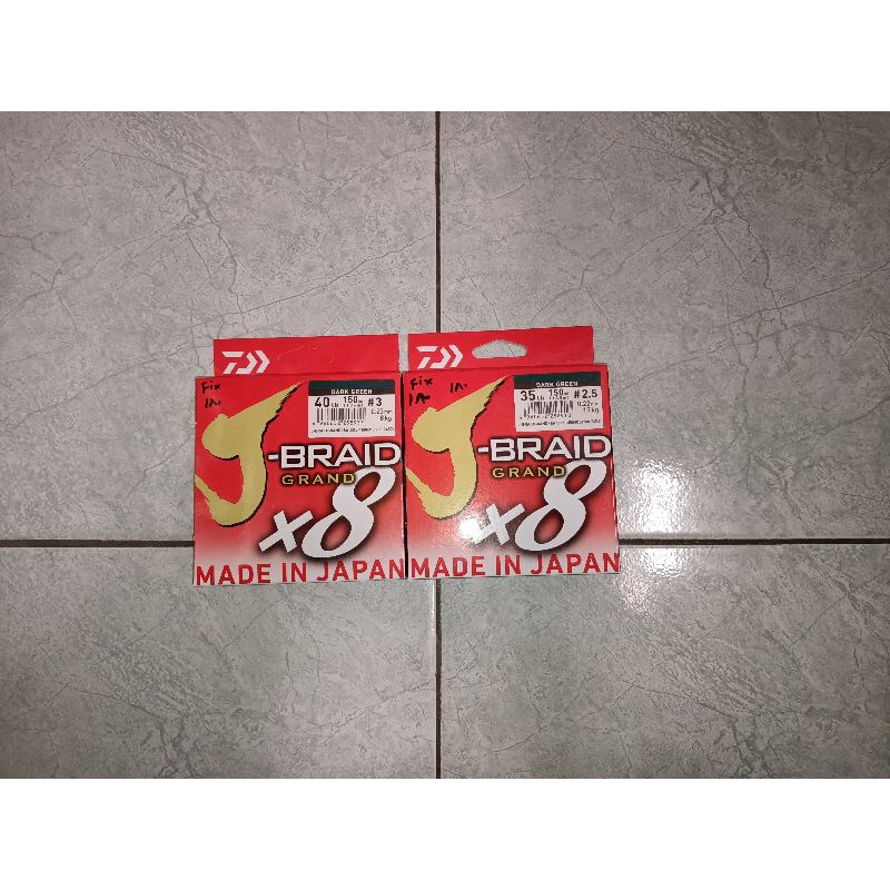 PE Daiwa J-Braid X8