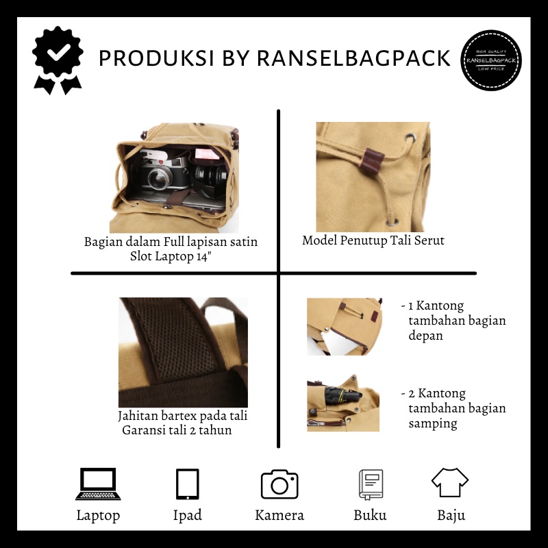 TAS RANSEL SEKOLAH ANIME ONE PIECE BAHAN KANVAS