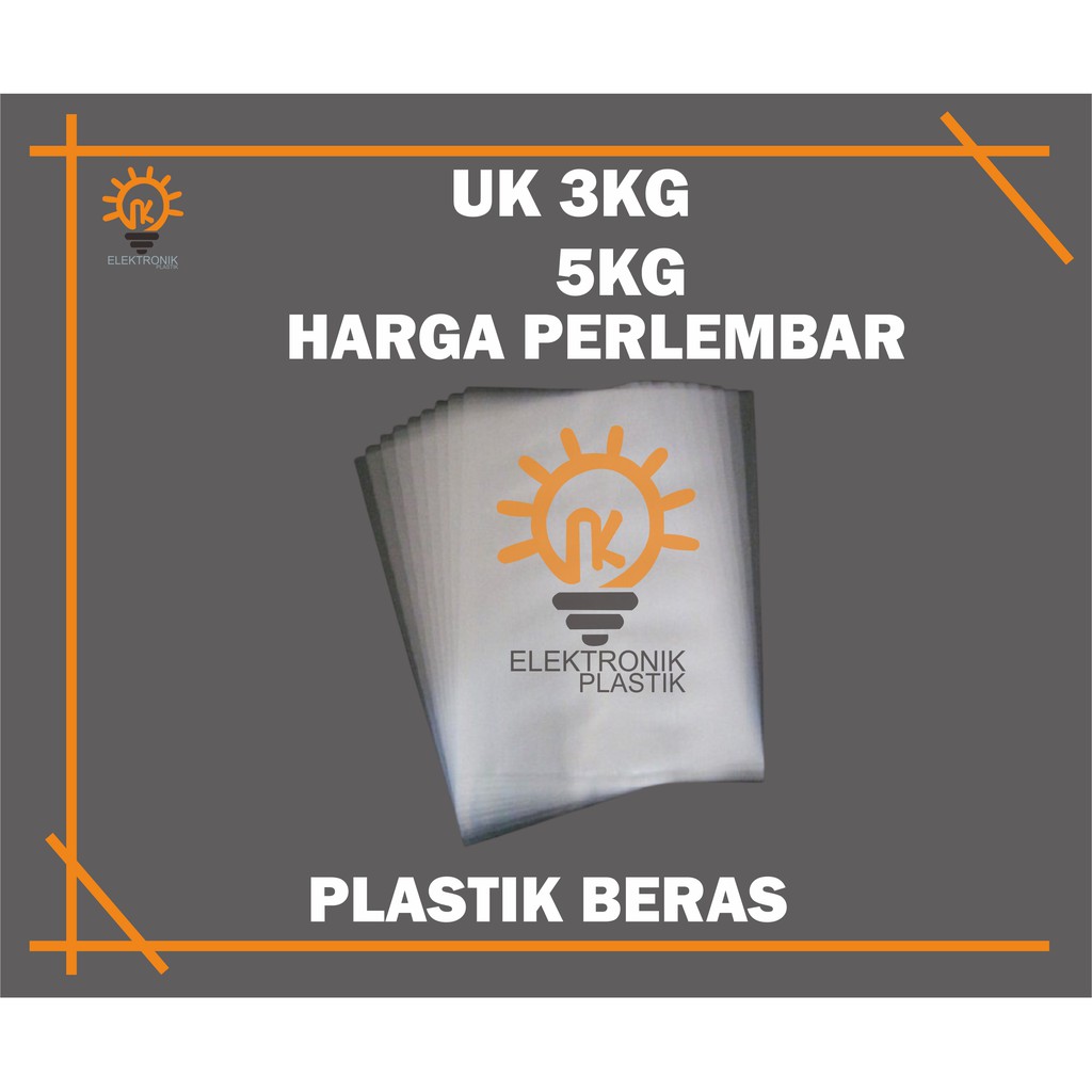  PLASTIK  PE BERAS  DAN GULA UKURAN 3 KG 5 KG KANTONG 