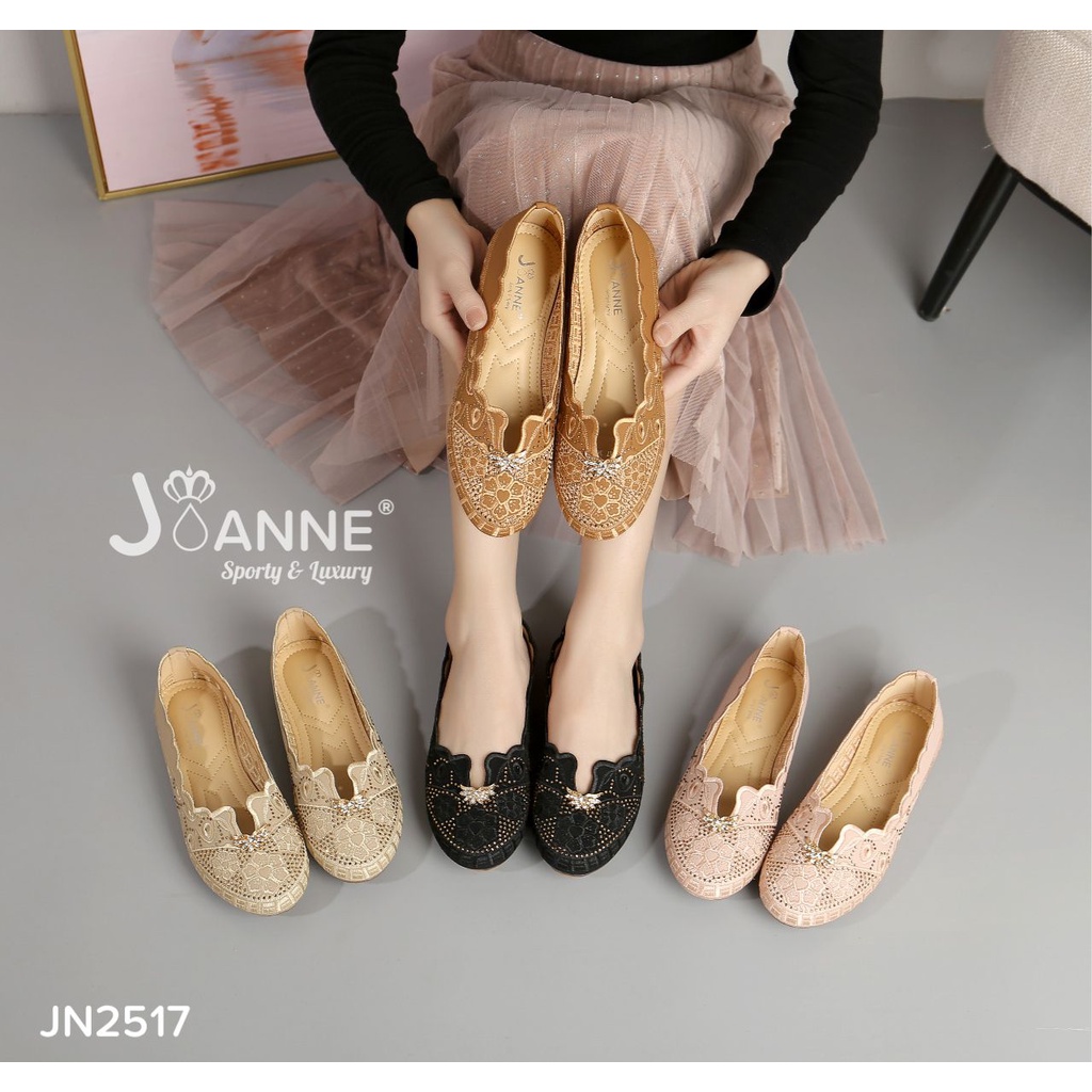 JOANNE Loafers Shoes Sepatu Kerja #JN2517 ORIGINAL