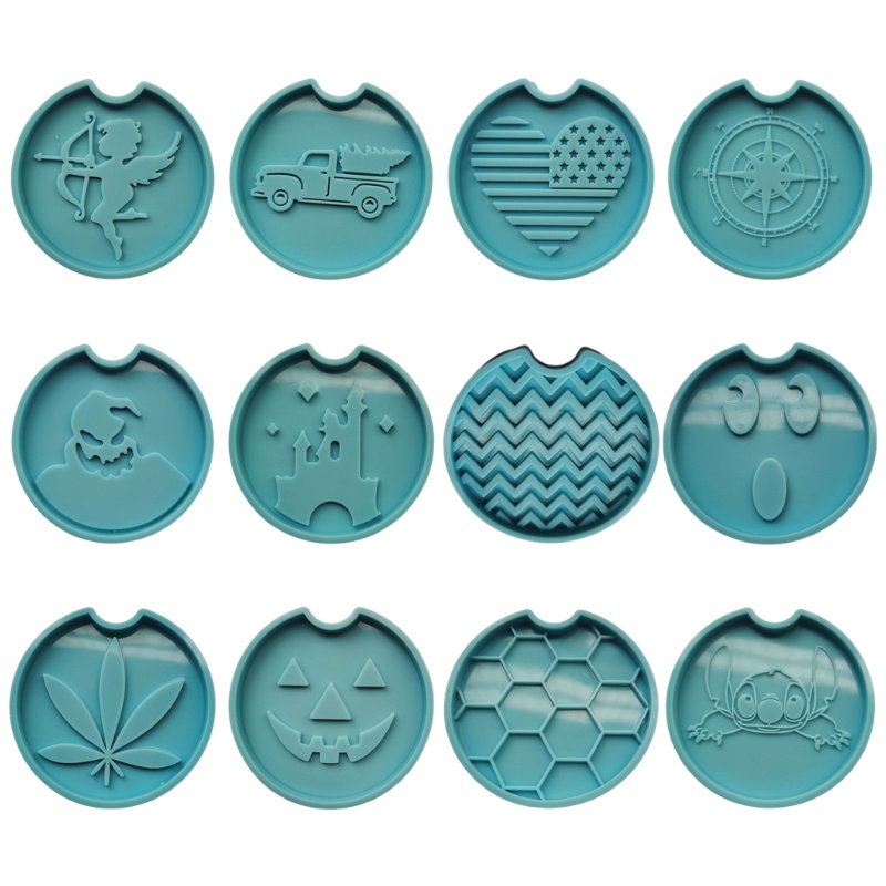 Siy Cetakan Resin Diy Bentuk Mobil 12 Tipe Bahan Silikon Untuk Dekorasi Rumah