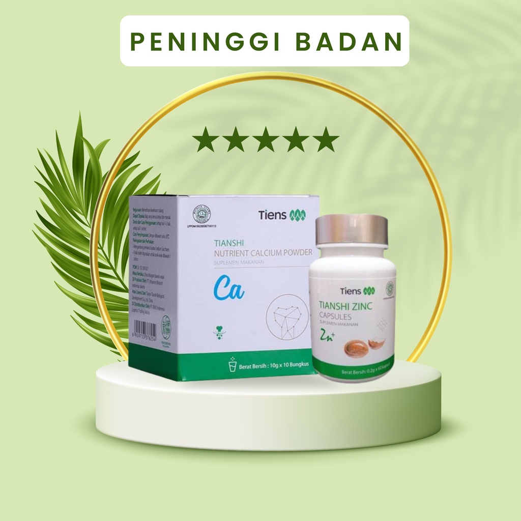 Peninggi Badan Nutrient Calsium Powder NCP Zinc Capsules Original Susu Tinggi Badan