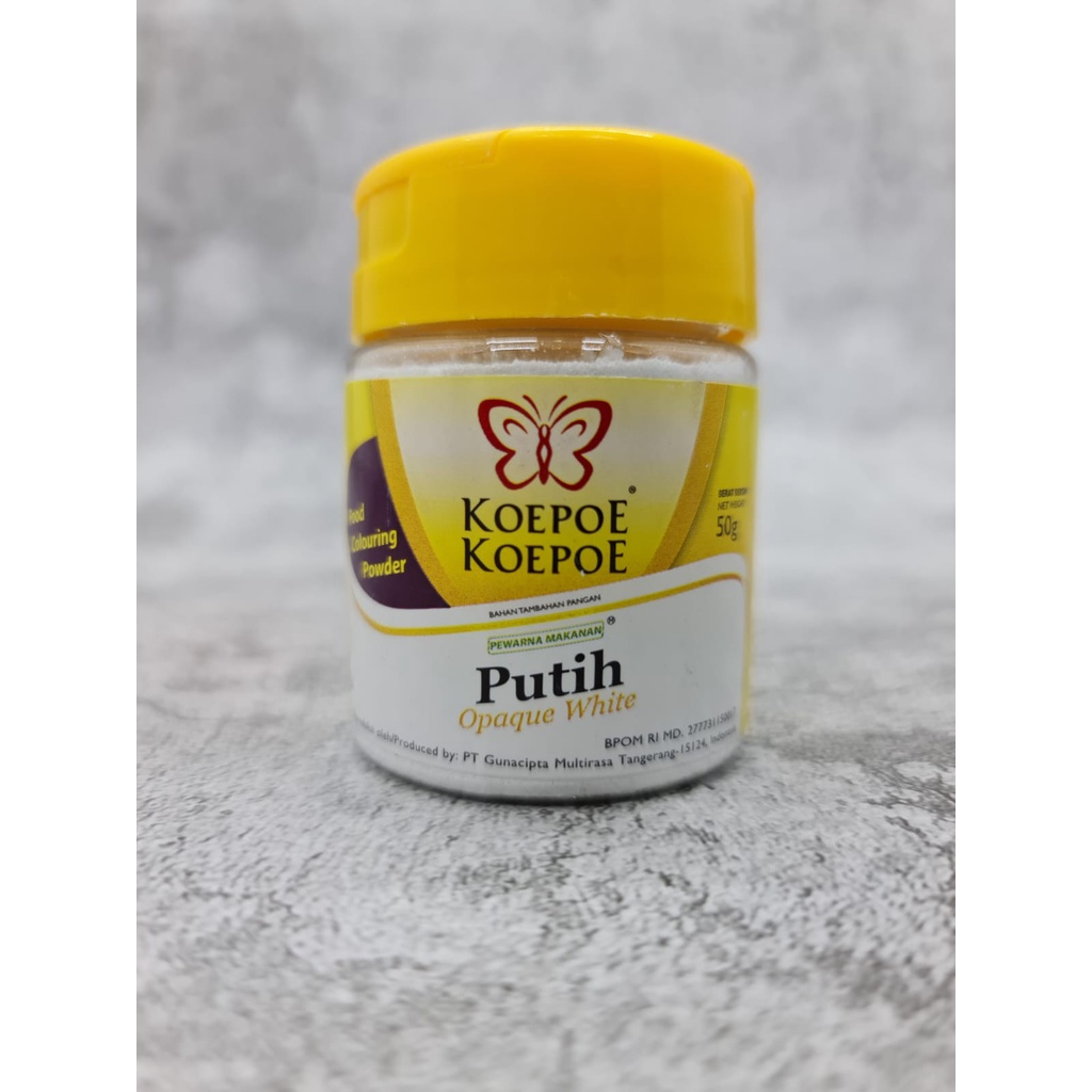 

Pewarna Makanan Opaque White Putih 50gr